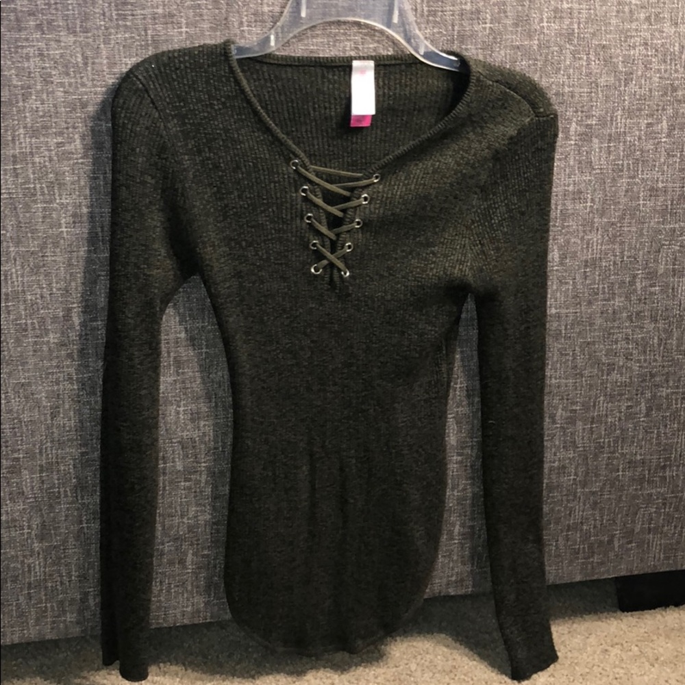 Lace up Sweater